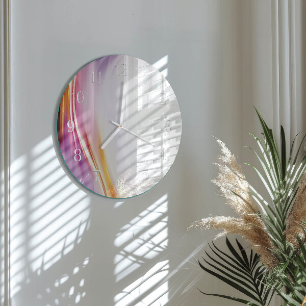 Horloge ronde Abstraction