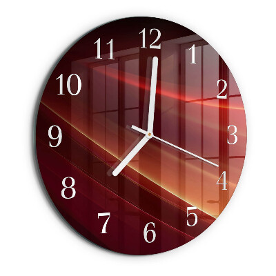 Horloge ronde Abstraction
