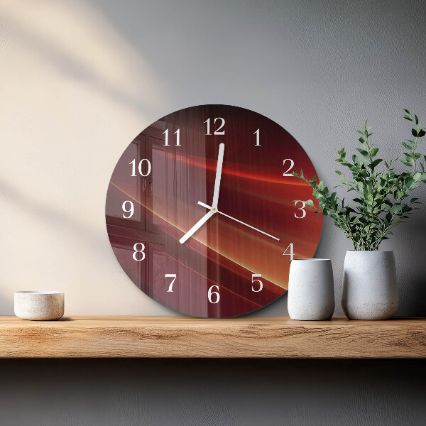 Horloge ronde Abstraction