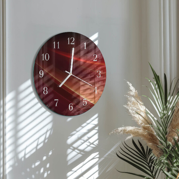 Horloge ronde Abstraction