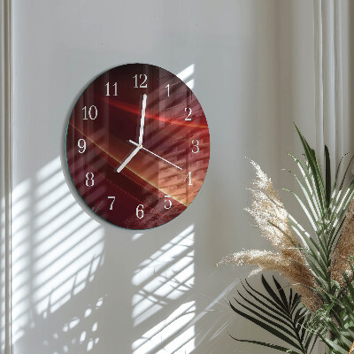 Horloge ronde Abstraction