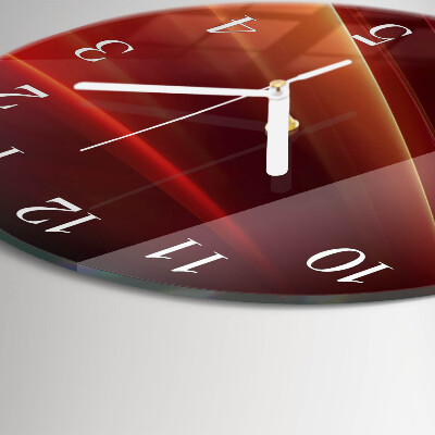 Horloge ronde Abstraction