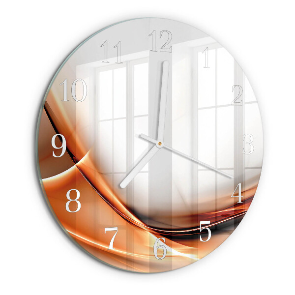 Horloge ronde Abstraction