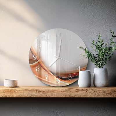 Horloge ronde Abstraction