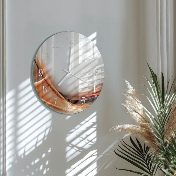 Horloge ronde Abstraction