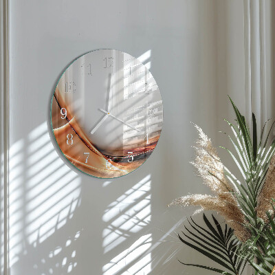 Horloge ronde Abstraction