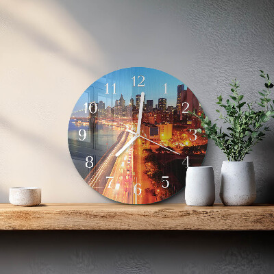 Horloge ronde Horizon