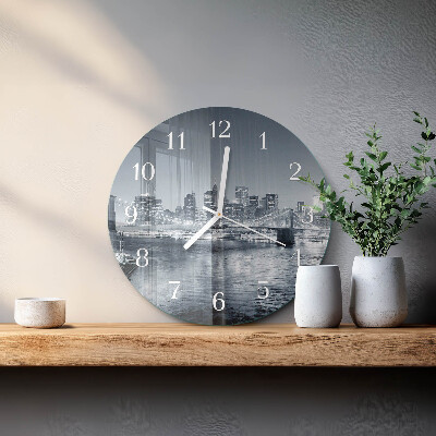 Horloge ronde Nuit de l'Horizon