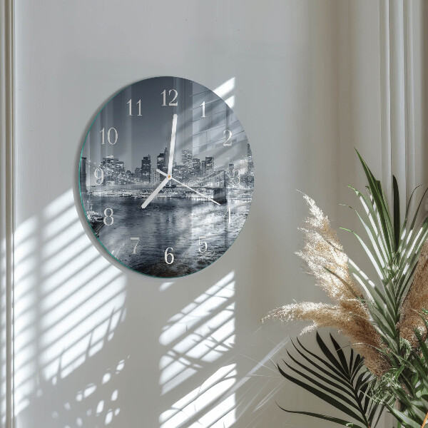 Horloge ronde Nuit de l'Horizon