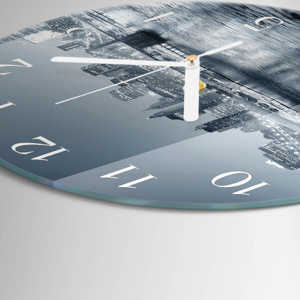 Horloge ronde Nuit de l'Horizon
