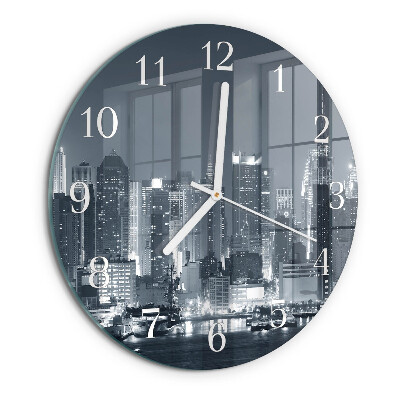 Horloge ronde Nuit de l'Horizon
