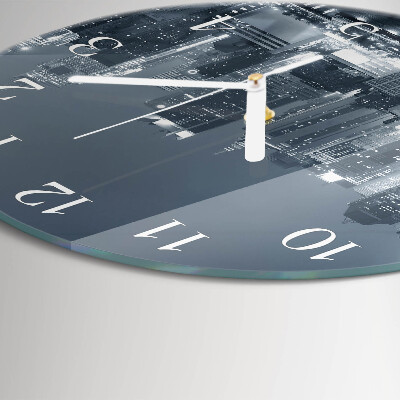 Horloge ronde Nuit de l'Horizon