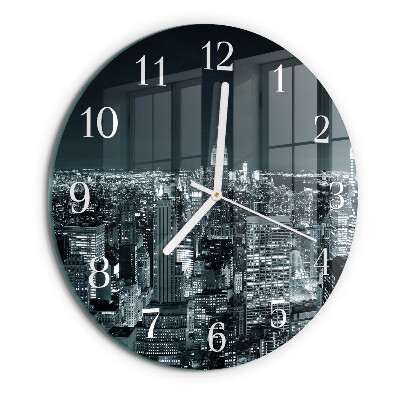 Horloge ronde Nuit de l'Horizon