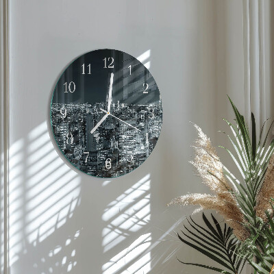 Horloge ronde Nuit de l'Horizon