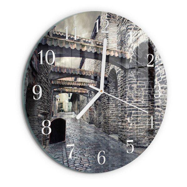 Horloge ronde Rue