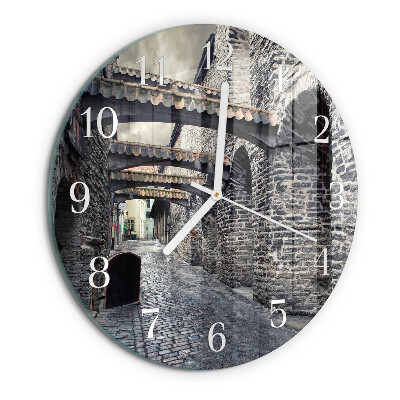 Horloge ronde Rue