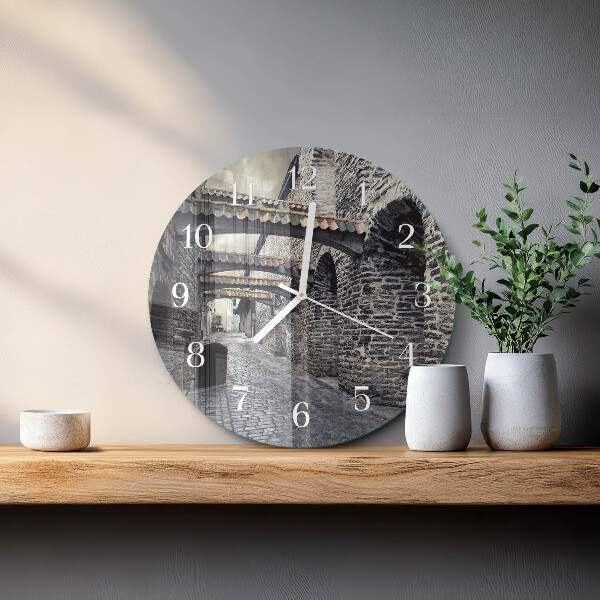 Horloge ronde Rue