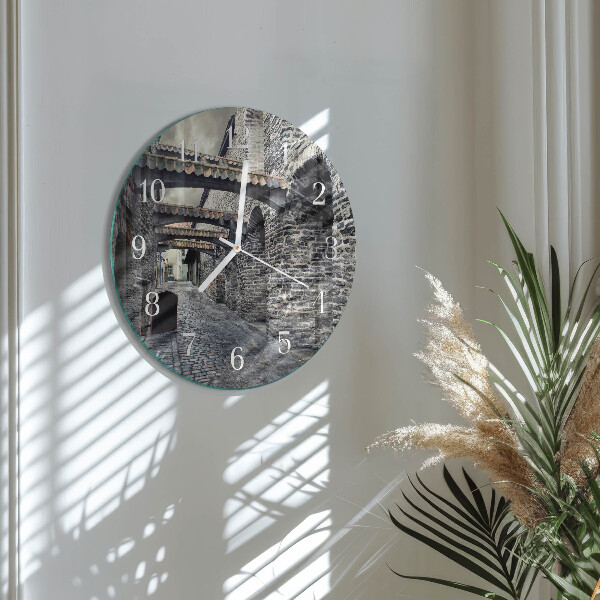 Horloge ronde Rue