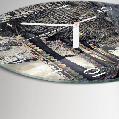 Horloge ronde Rue