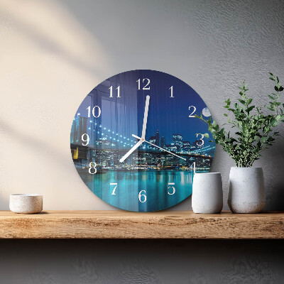 Horloge ronde Nuit de l'Horizon
