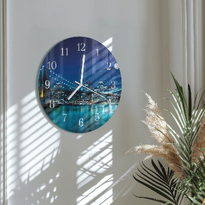 Horloge ronde Nuit de l'Horizon