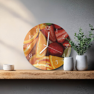 Horloge ronde Fruit