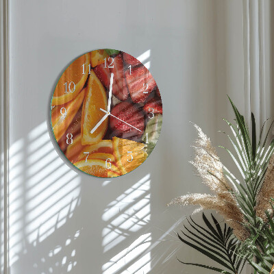 Horloge ronde Fruit