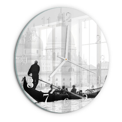 Horloge ronde Le bateau vénitien