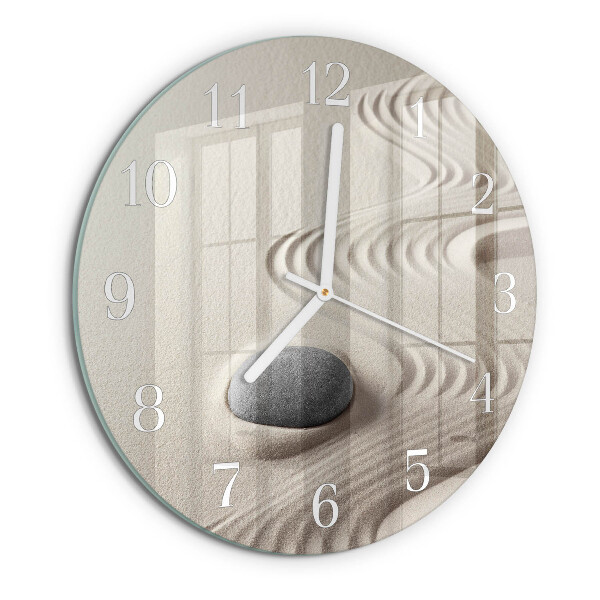Horloge ronde Sable de pierre