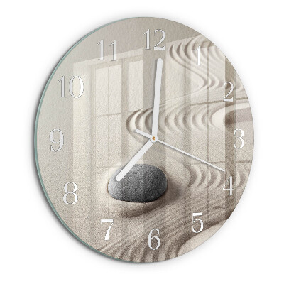 Horloge ronde Sable de pierre
