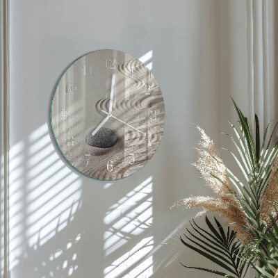 Horloge ronde Sable de pierre