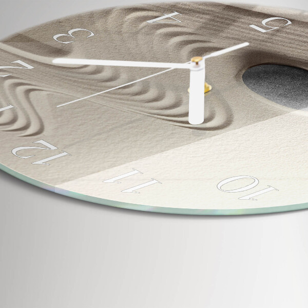 Horloge ronde Sable de pierre