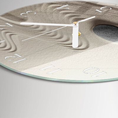 Horloge ronde Sable de pierre