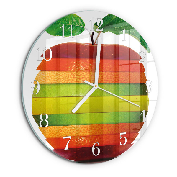 Horloge ronde Pomme