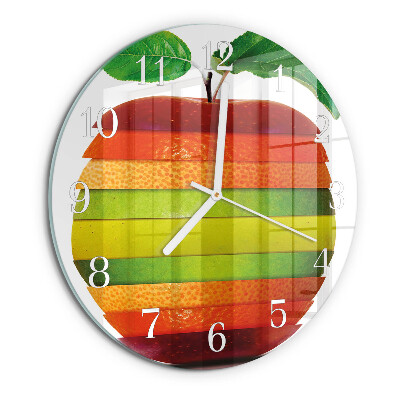 Horloge ronde Pomme