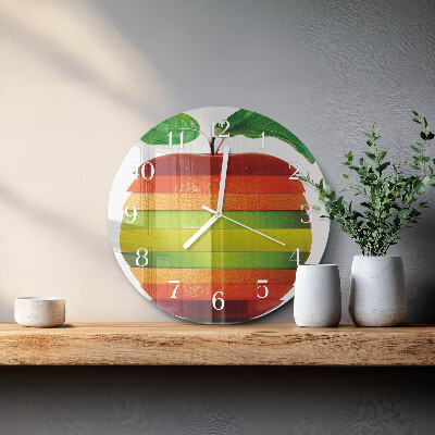 Horloge ronde Pomme