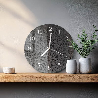 Horloge ronde Gouttes d'eau