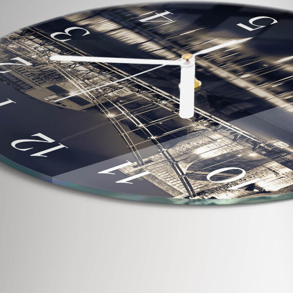 Horloge ronde Pont