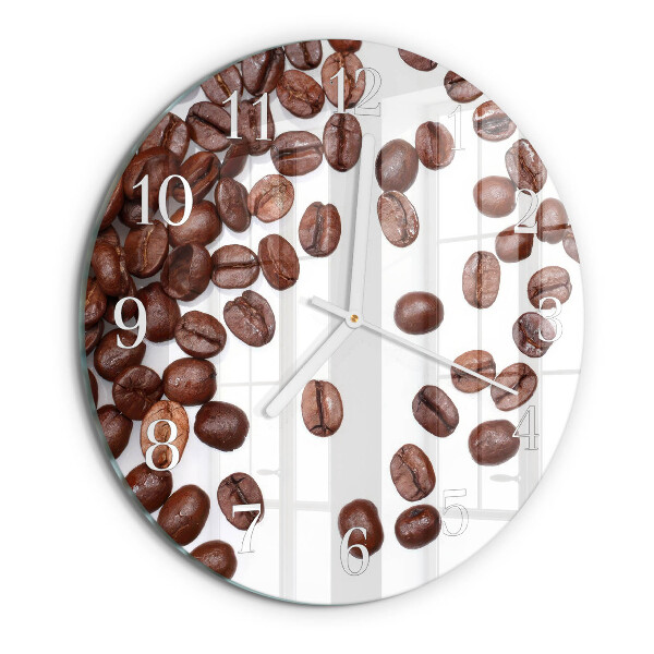Horloge ronde Café en grains