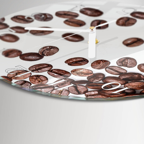 Horloge ronde Café en grains