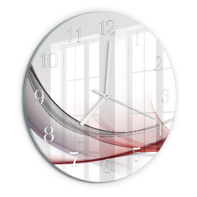 Horloge ronde Abstraction