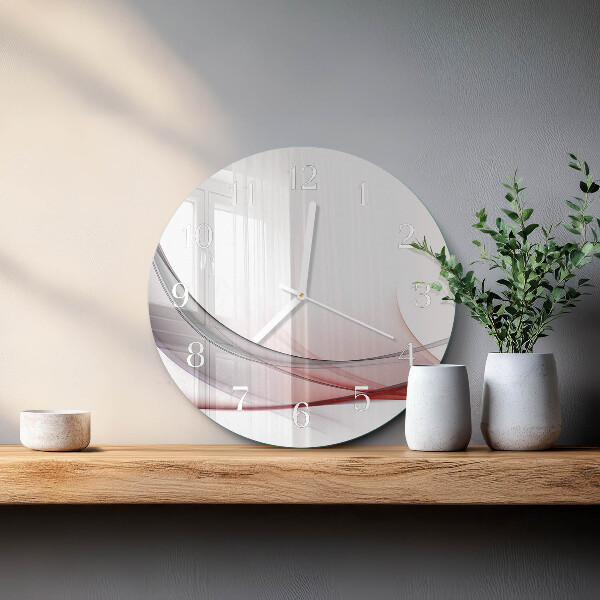 Horloge ronde Abstraction