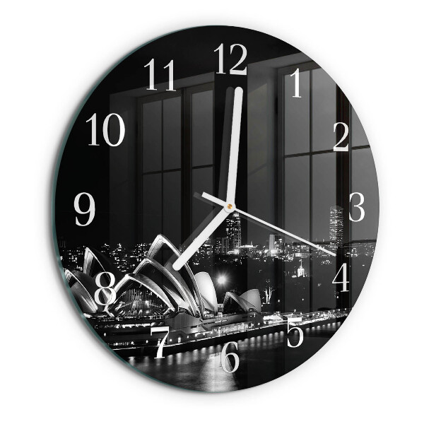 Horloge ronde Horizon de Sydney