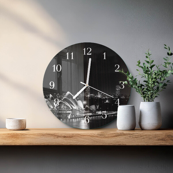 Horloge ronde Horizon de Sydney