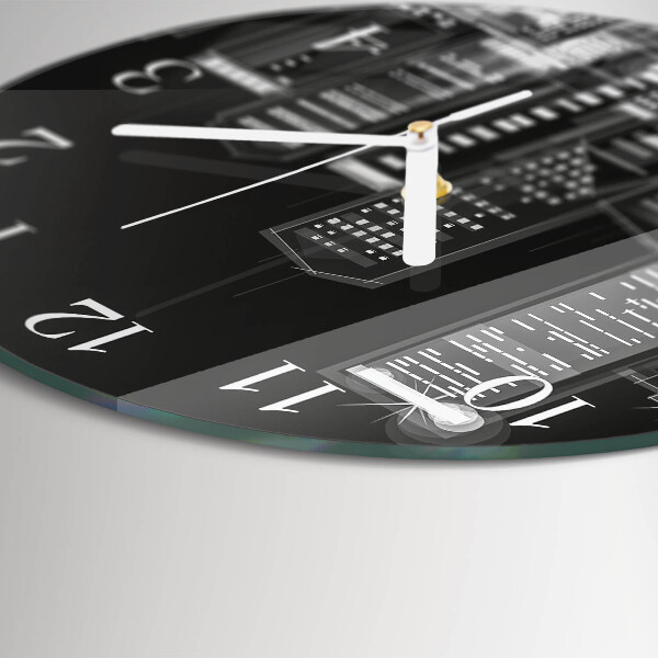 Horloge ronde Horizon