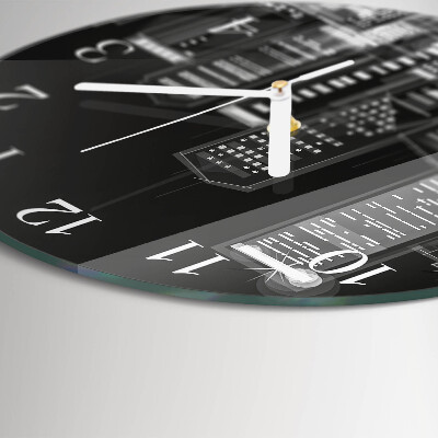 Horloge ronde Horizon