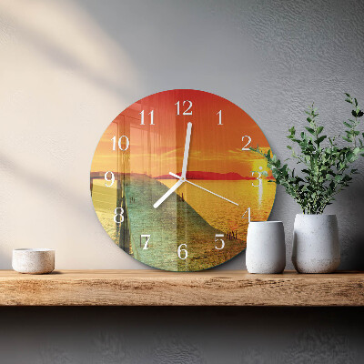 Horloge ronde Pont