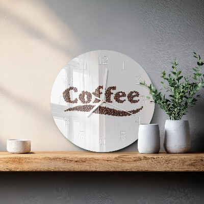 Horloge ronde Café « Café »