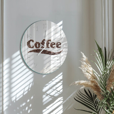 Horloge ronde Café « Café »