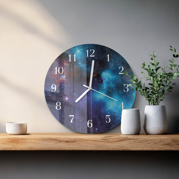 Horloge ronde Ciel étoilé